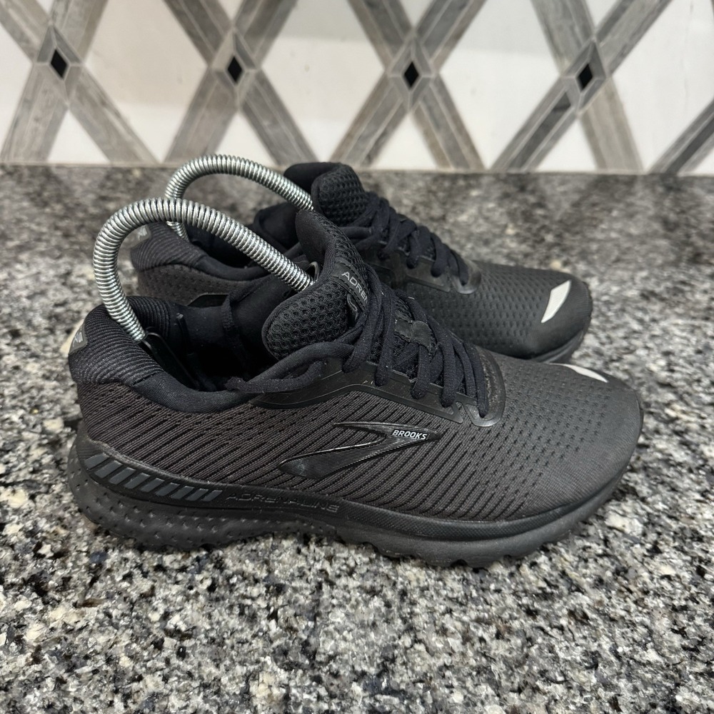 Brooks Adrenaline GTS 20 Womens Size 8 Black Running Athletic Shoes 1202961B040